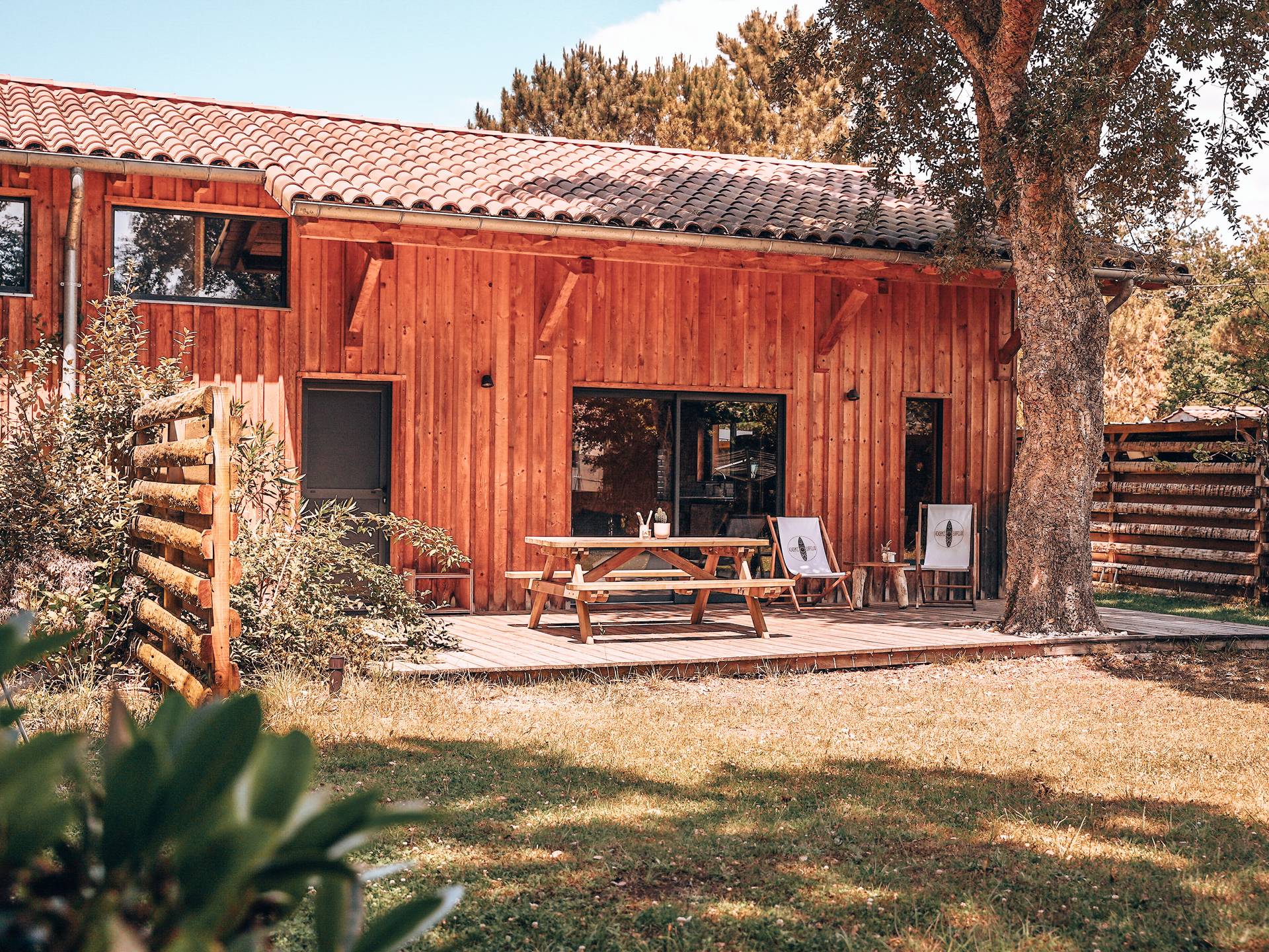 Les Maisons Ocean Shelter wooden house, seminar venue in Seignosse