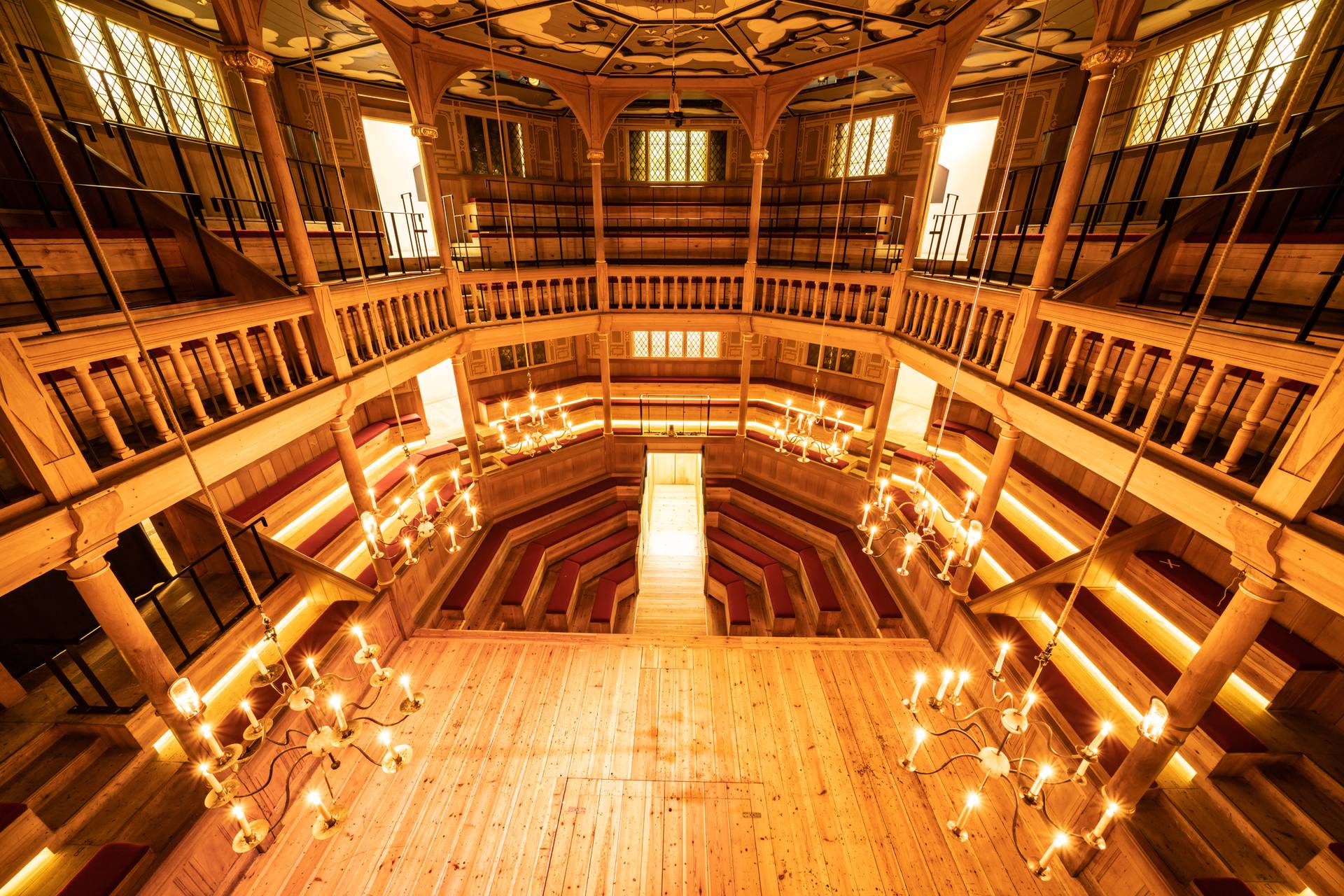 Shakespeare's Globe, holiday party venue in