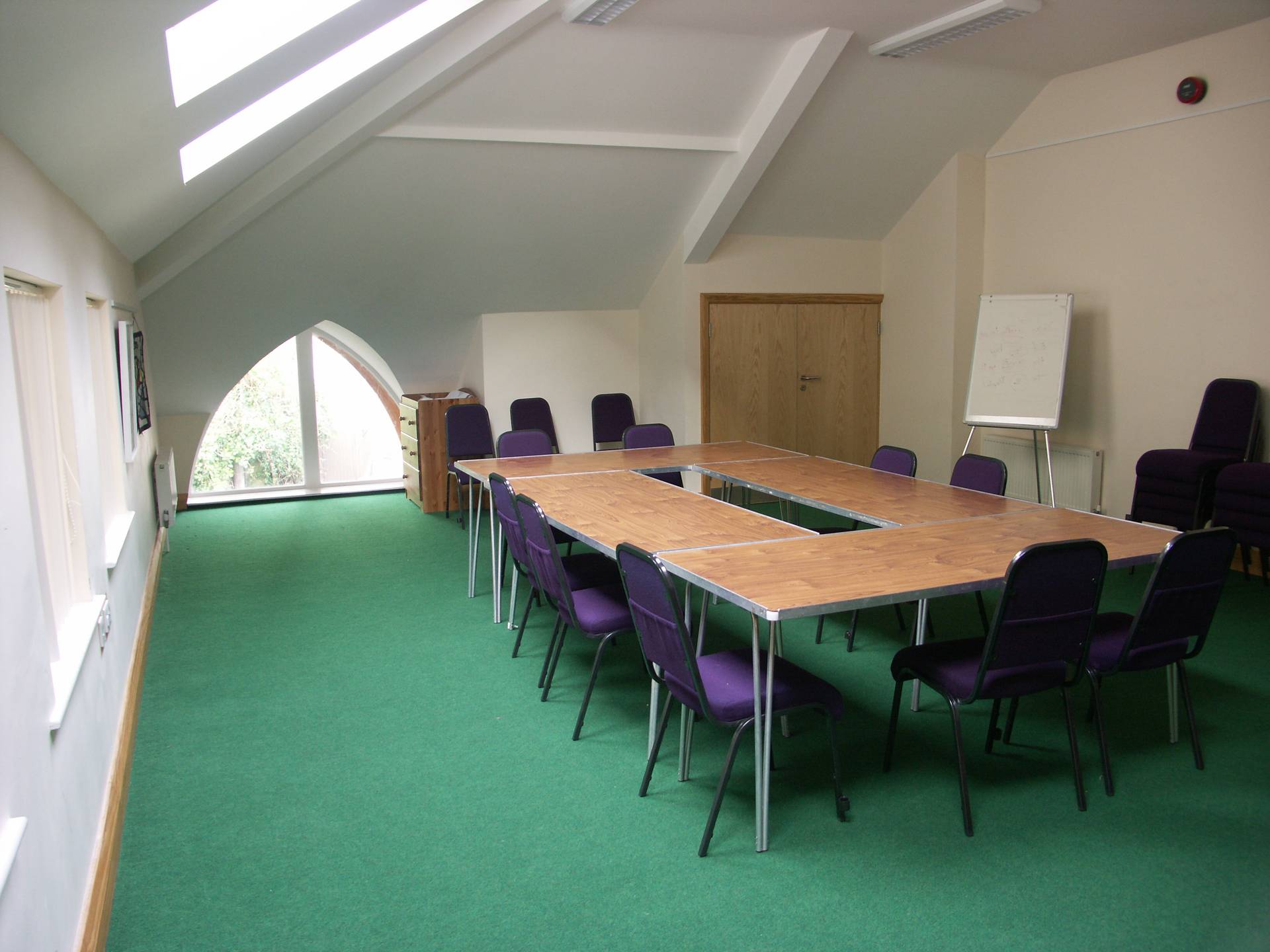 Accessible corporate event venue for a spring meeting